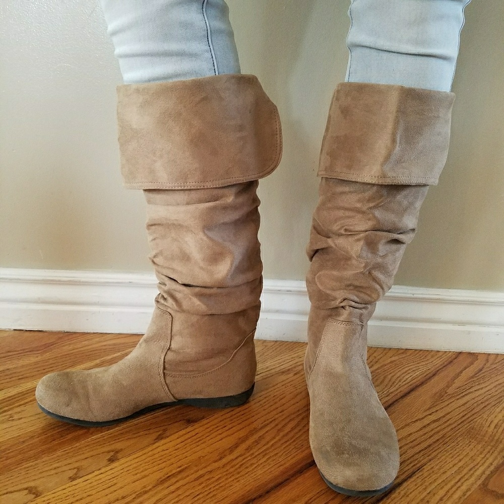 Tall Suede Boots Decree